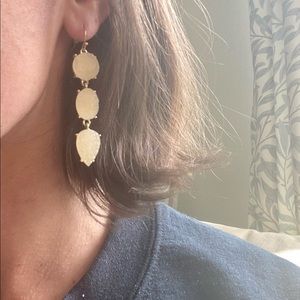 Sugarfix by Baublebar Pink Druzy Stone Drop Earrings